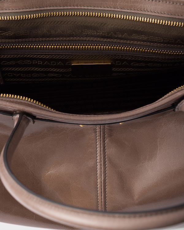 Très grand sac à main Prada Bonnie en cuir Très grand sac à main Prada Bonnie en cuir