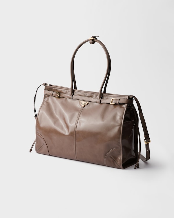 Très grand sac à main Prada Bonnie en cuir Très grand sac à main Prada Bonnie en cuir