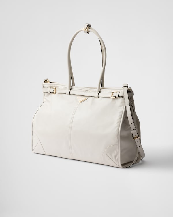 Prada Bonnie extra-large leather handbag - White Prada Bonnie extra-large leather handbag - White