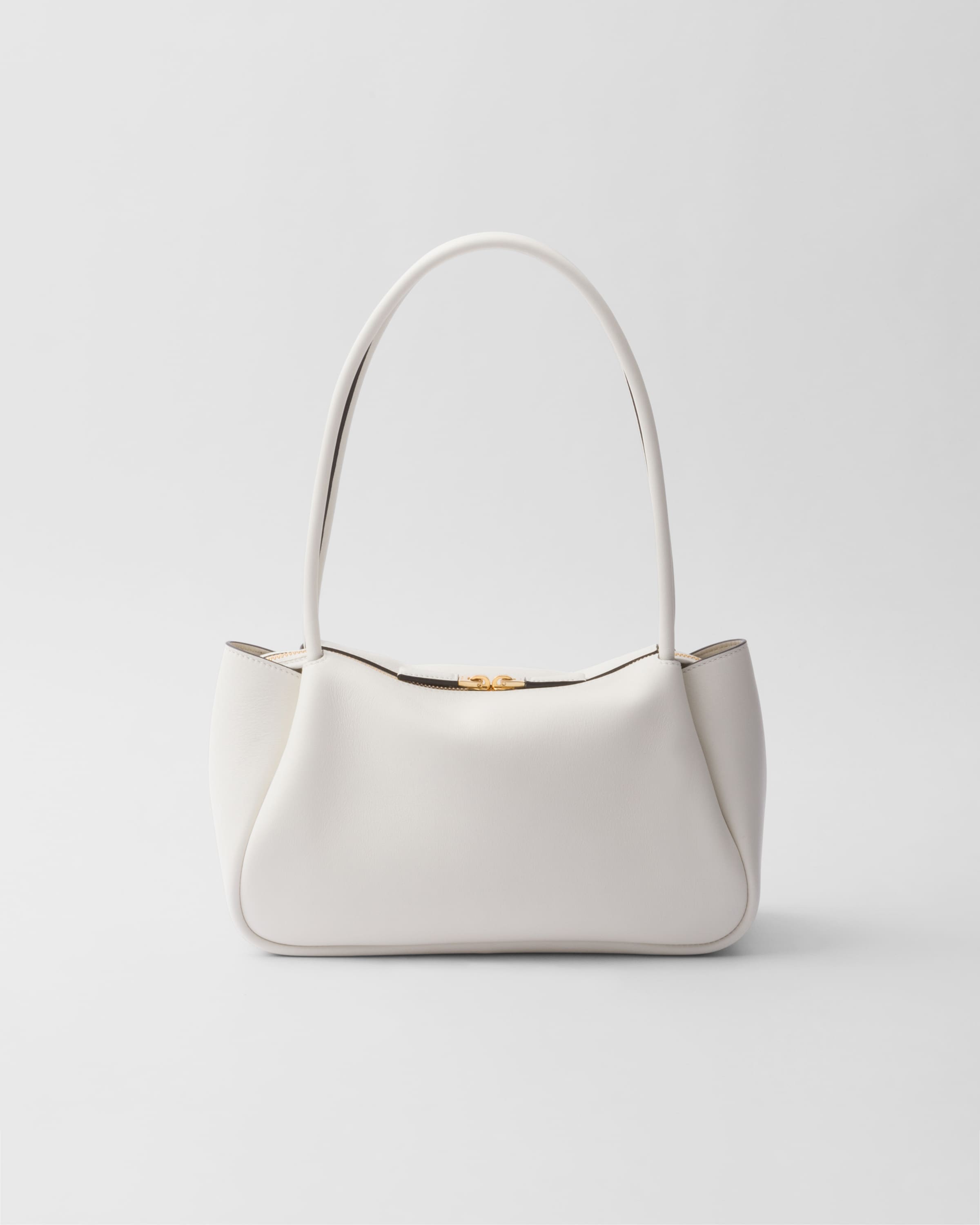 Prada white leather on sale bag