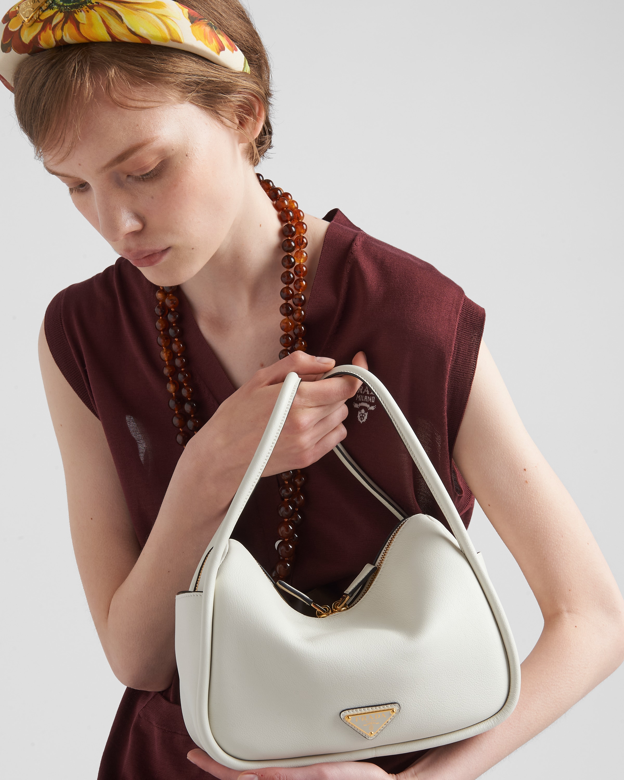 Saffiano Leather and Nylon Bags for Women PRADA Canada