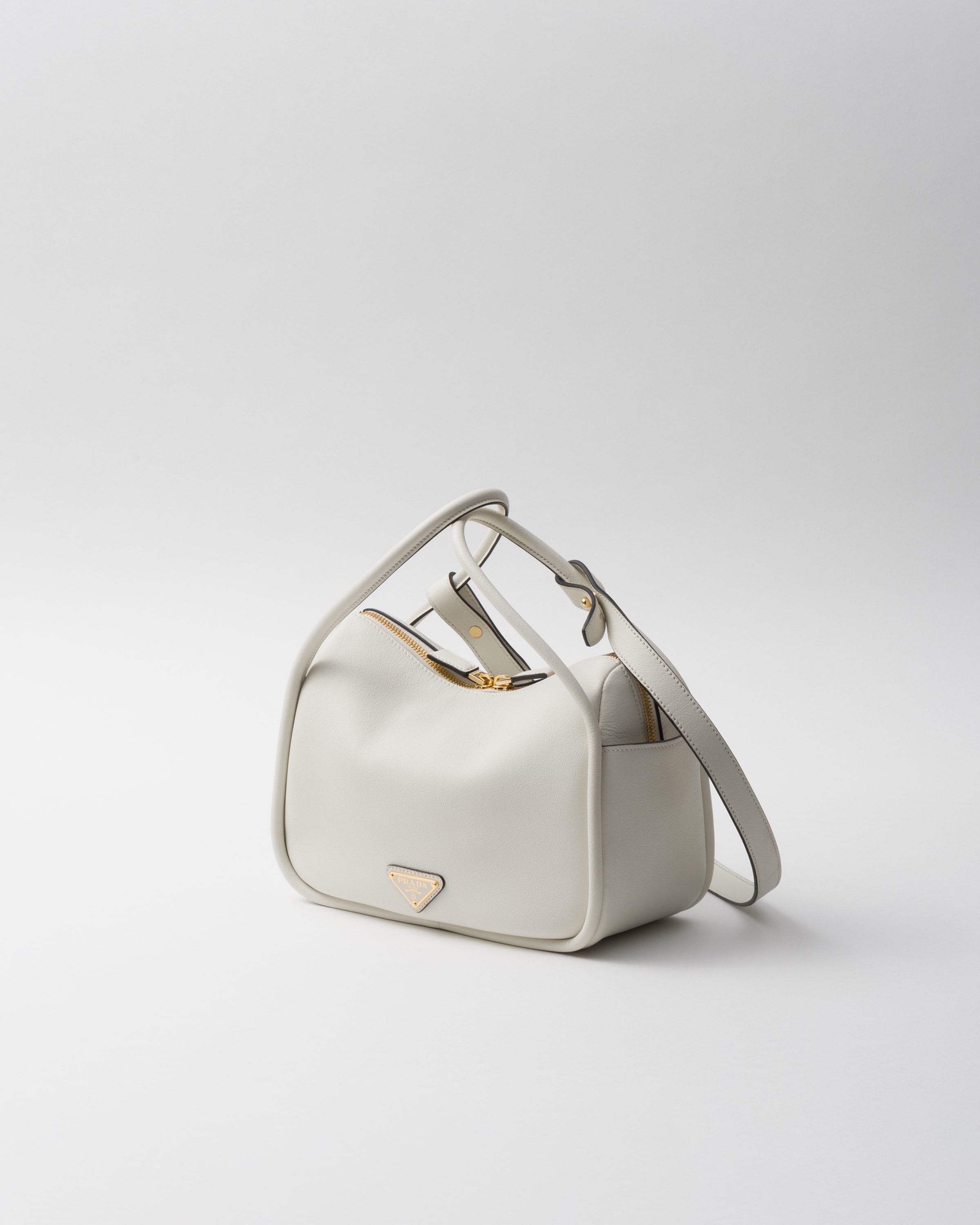White Prada Darling Leather Handbag | PRADA
