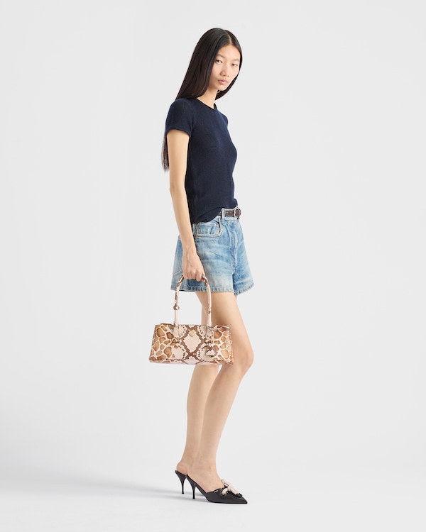 프라다 갤러리아 미디엄 프린티드 사피아노 가죽 백 프라다 갤러리아 미디엄 프린티드 사피아노 가죽 백