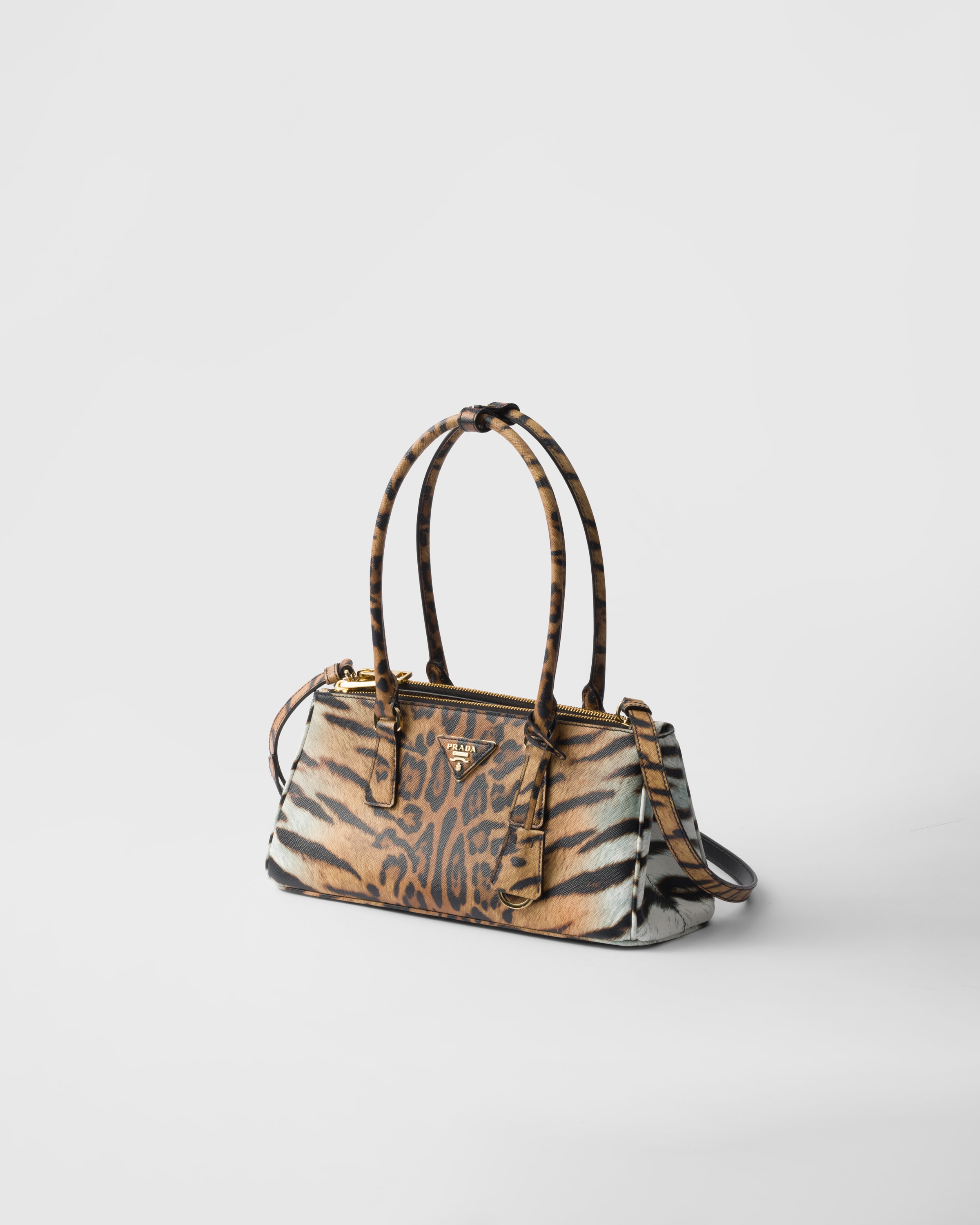 Honey Prada Galleria medium printed Saffiano leather bag | PRADA Honey Prada Galleria medium printed Saffiano leather bag | PRADA