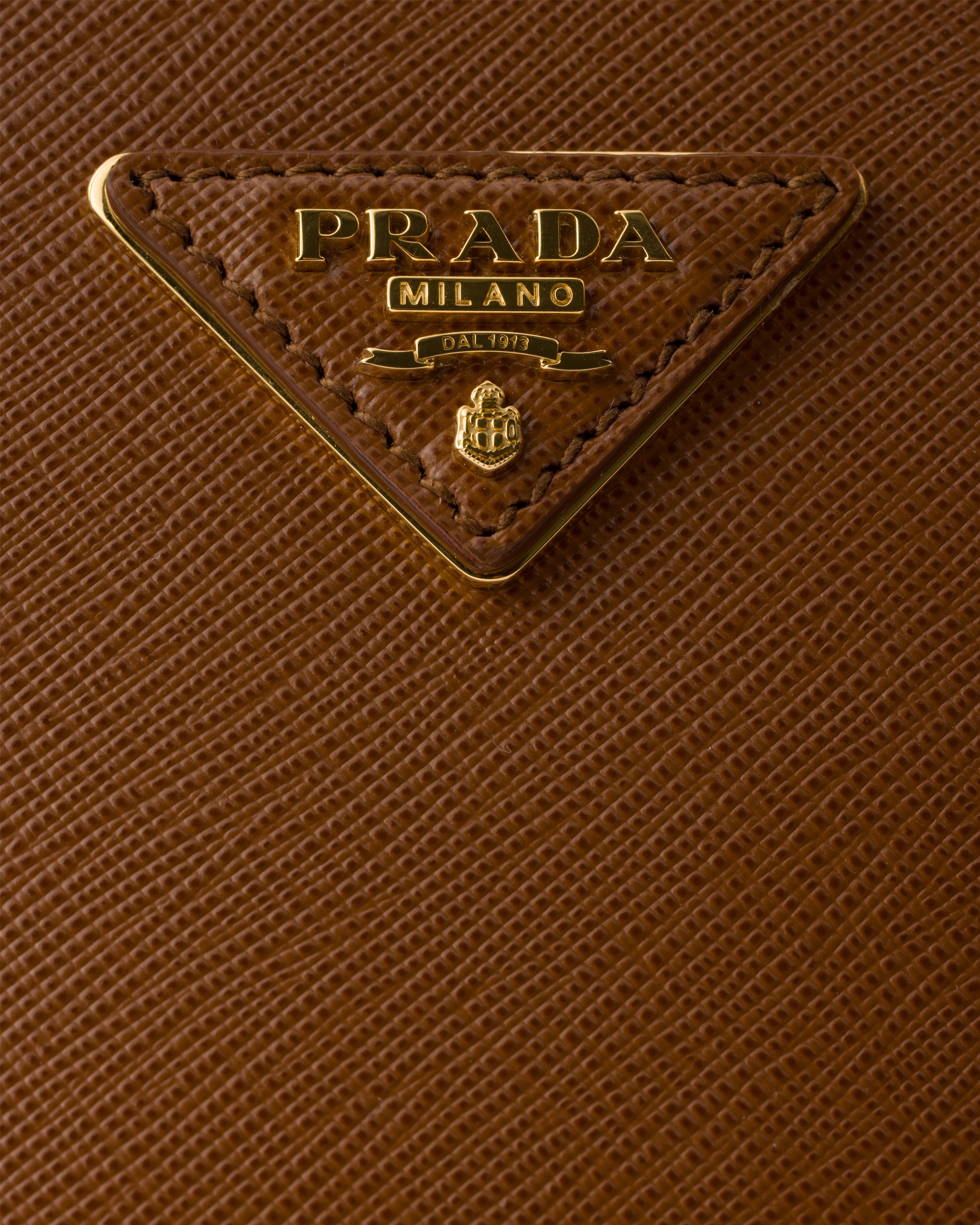 Cognac Prada Galleria medium Saffiano leather bag | PRADA - United