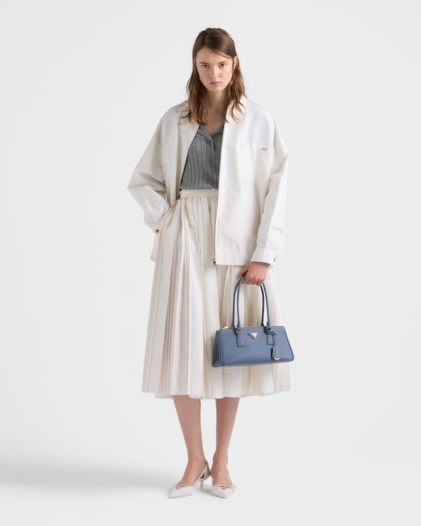 Bolsa Prada Galleria média em couro Saffiano - Azul Aviação Bolsa Prada Galleria média em couro Saffiano - Azul Aviação