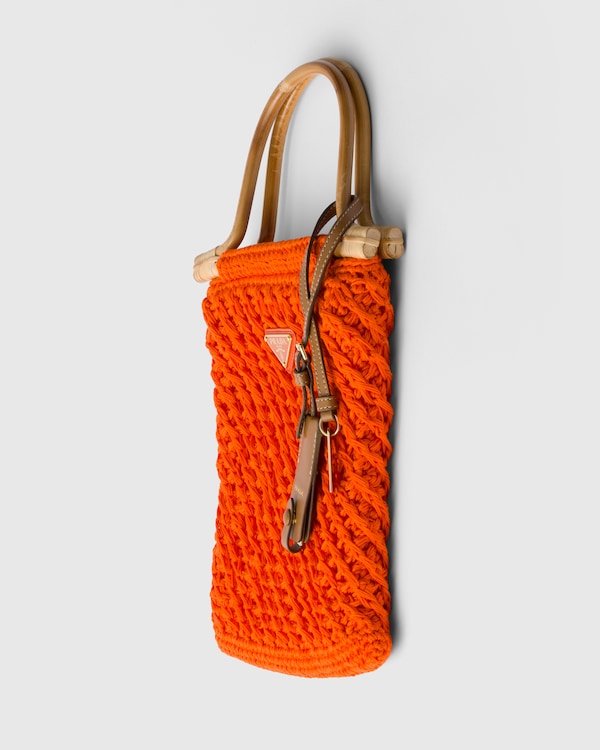 Mini cotton crochet handbag - Orange Mini cotton crochet handbag - Orange