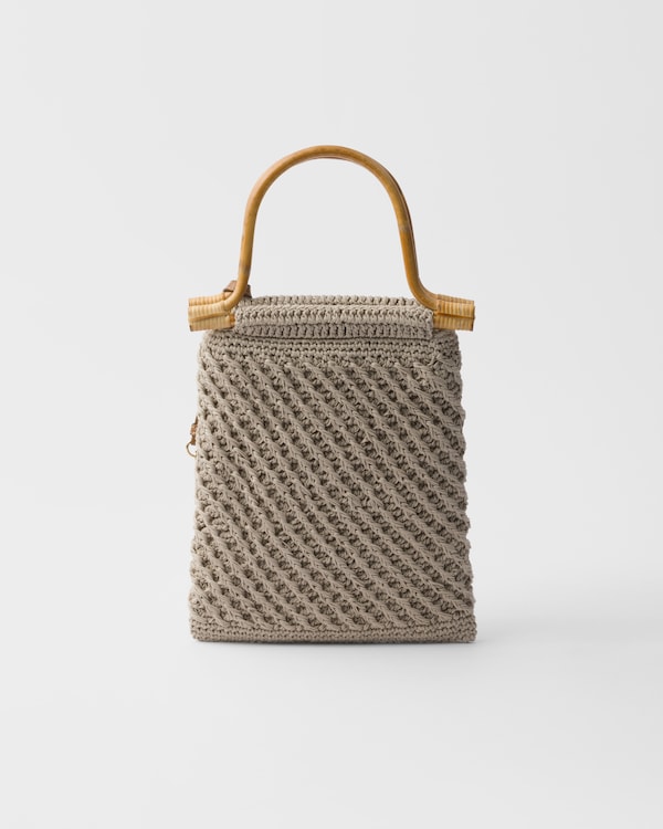 Minibolso de croché en algodón - Cuerda Minibolso de croché en algodón - Cuerda