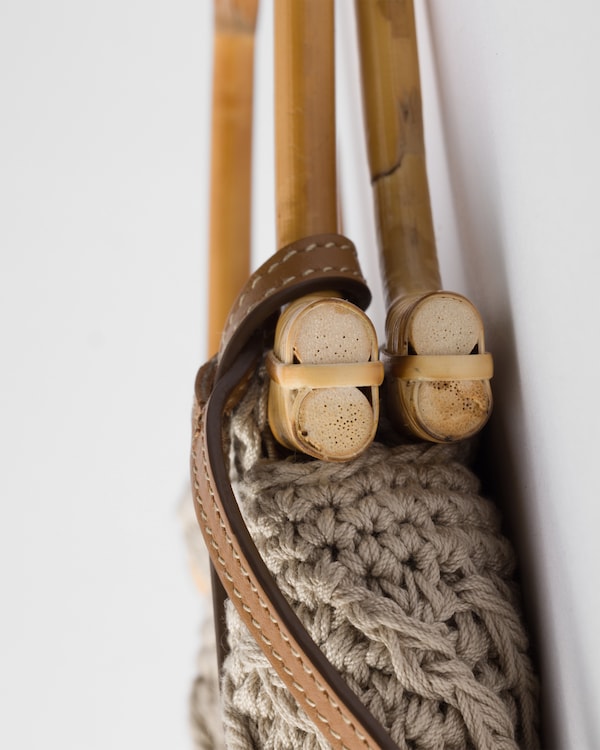 Minibolso de croché en algodón - Cuerda Minibolso de croché en algodón - Cuerda