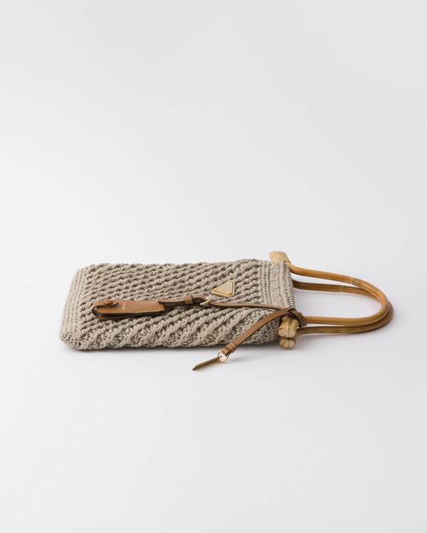 Minibolso de croché en algodón - Cuerda Minibolso de croché en algodón - Cuerda