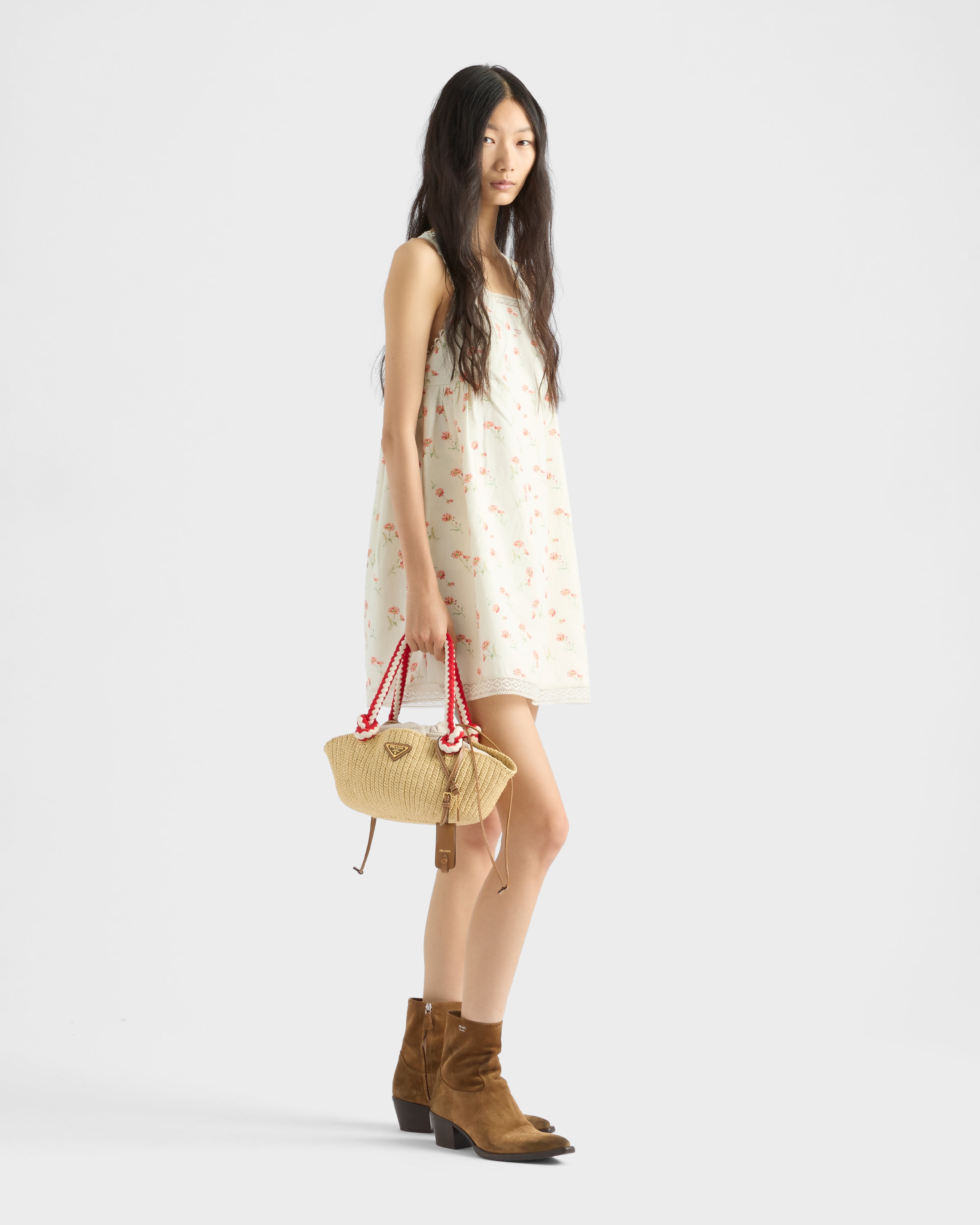 Natural Small Crochet Bag | PRADA