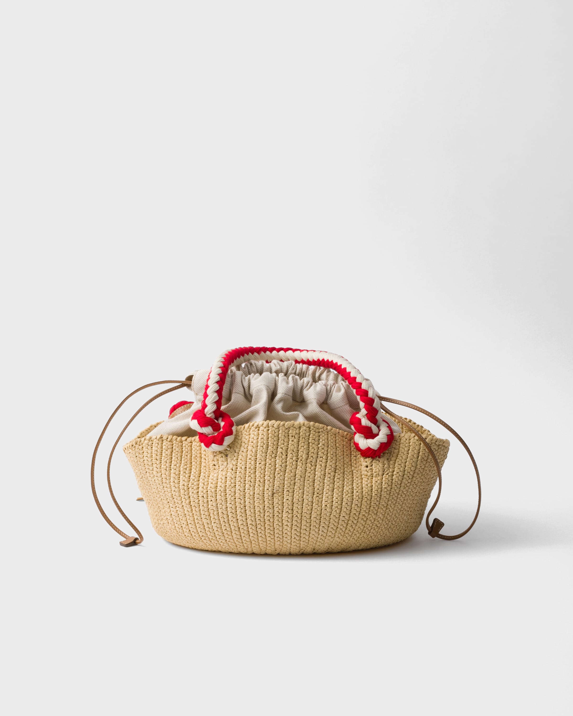 【日本入手困難】プラダ Small crochet bag ハンドバッグ Natural Small Crochet Bag | PRADA