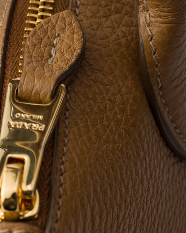 Leather mini handbag - Caramel Leather mini handbag - Caramel