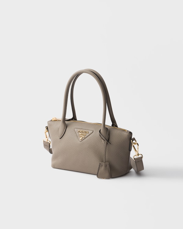 Leather mini handbag - Clay Gray Leather mini handbag - Clay Gray