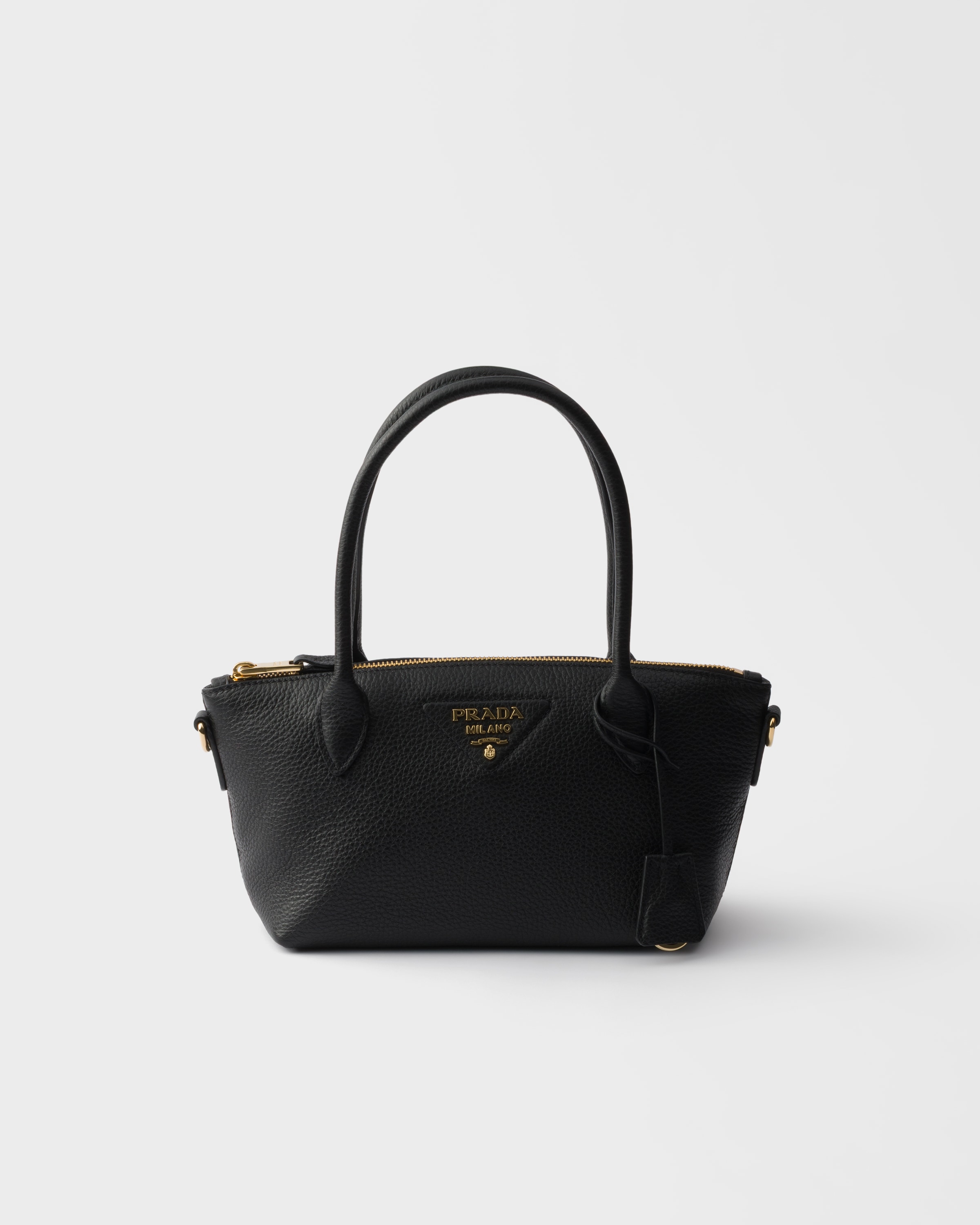 ブラック レザー ミニハンドバッグ | PRADA