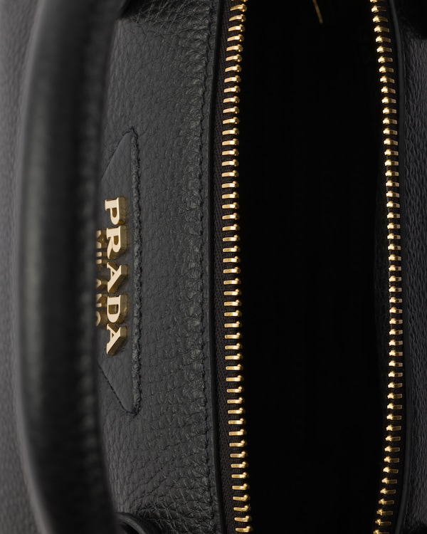 가죽 미니 핸드백 - 블랙 가죽 미니 핸드백 - 블랙