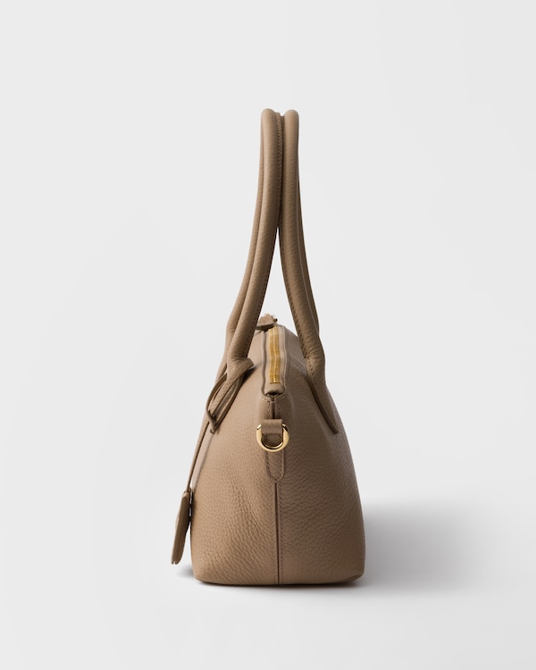 Leather mini handbag - Cameo Beige Leather mini handbag - Cameo Beige