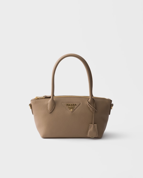 Leather mini handbag - Cameo Beige Leather mini handbag - Cameo Beige