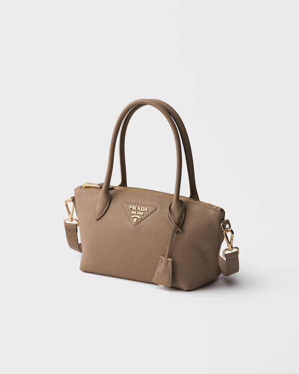 Leather mini handbag - Cameo Beige Leather mini handbag - Cameo Beige