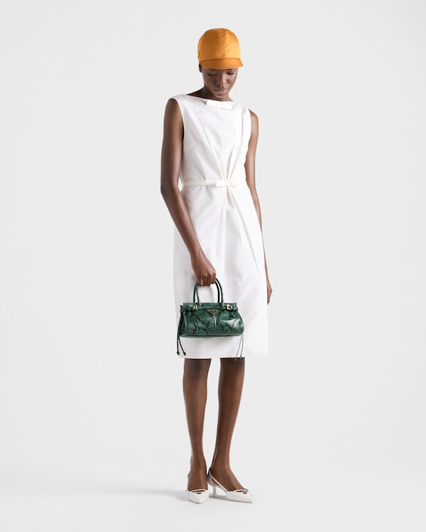 Prada Bonnie small python leather handbag - Fir Green Prada Bonnie small python leather handbag - Fir Green