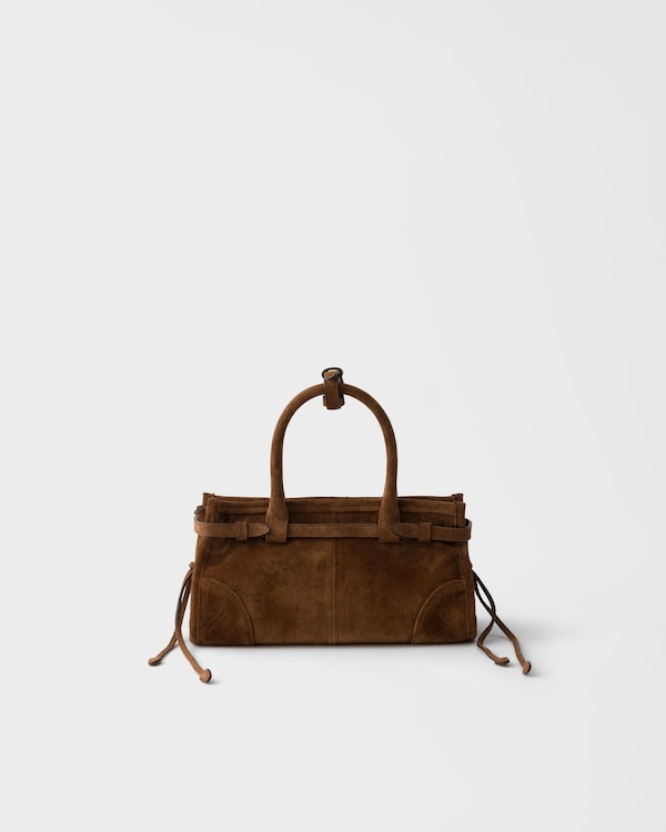 Prada Bonnie suede mini handbag - Cocoa Brown Prada Bonnie suede mini handbag - Cocoa Brown