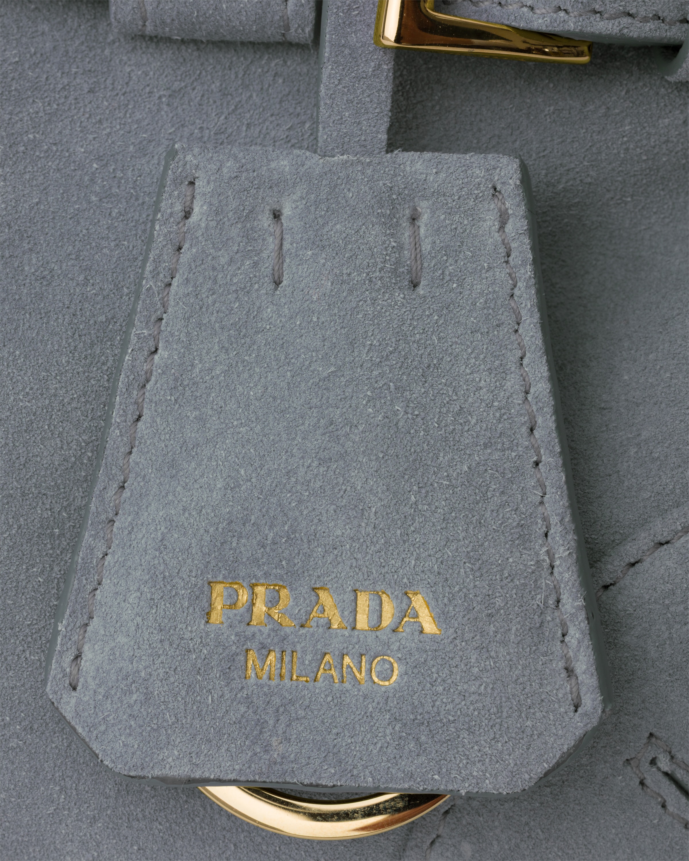 Opaline Prada Bonnie Suede Mini Handbag | PRADA - Taiwan