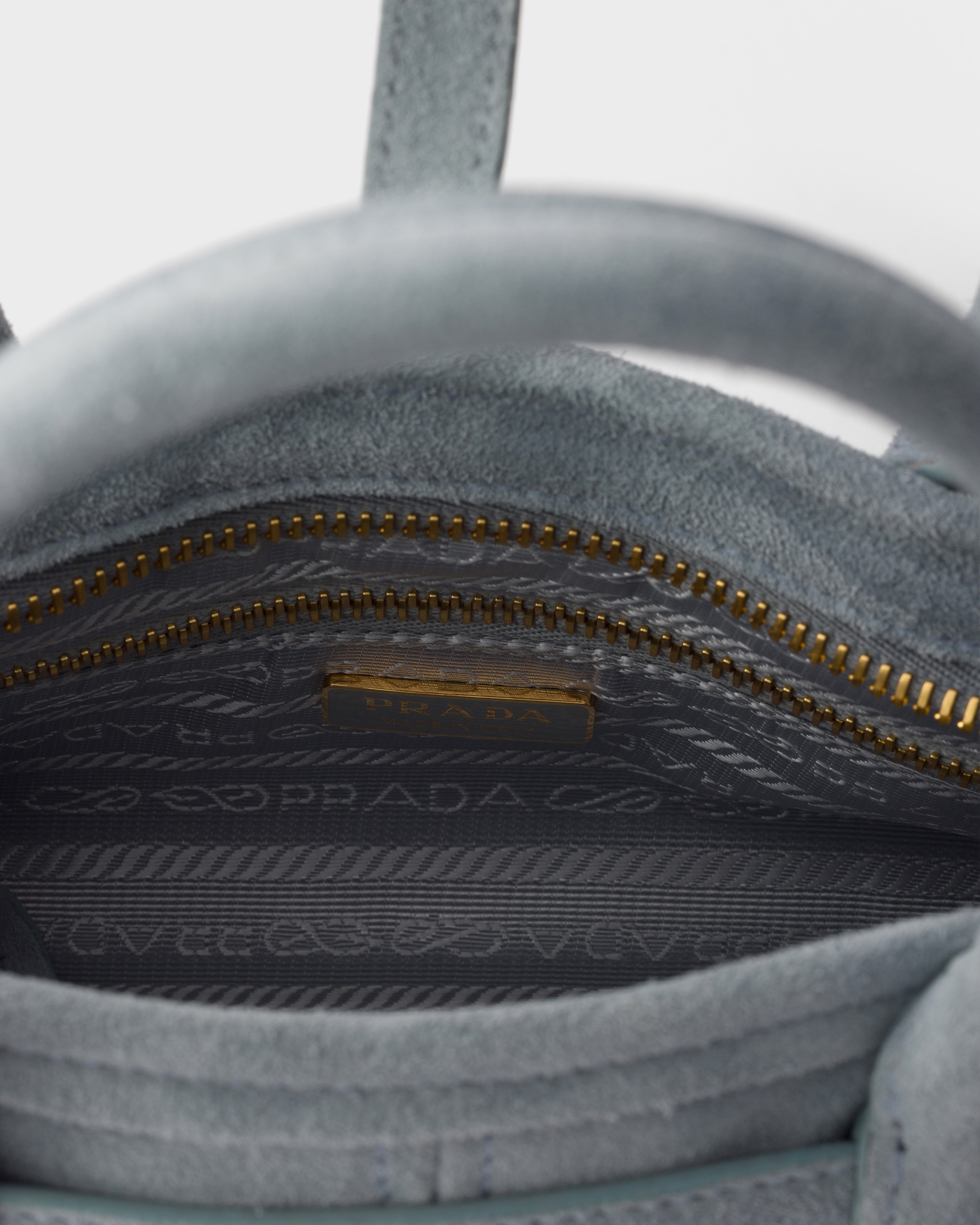 Prada Bonnie suede mini handbag