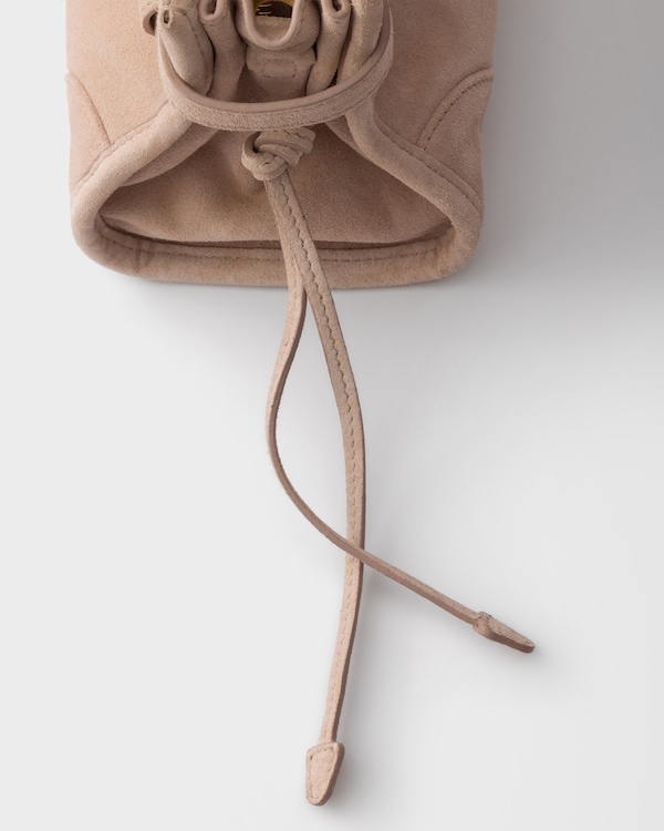 Prada Bonnie suede mini handbag - Water Lily Prada Bonnie suede mini handbag - Water Lily