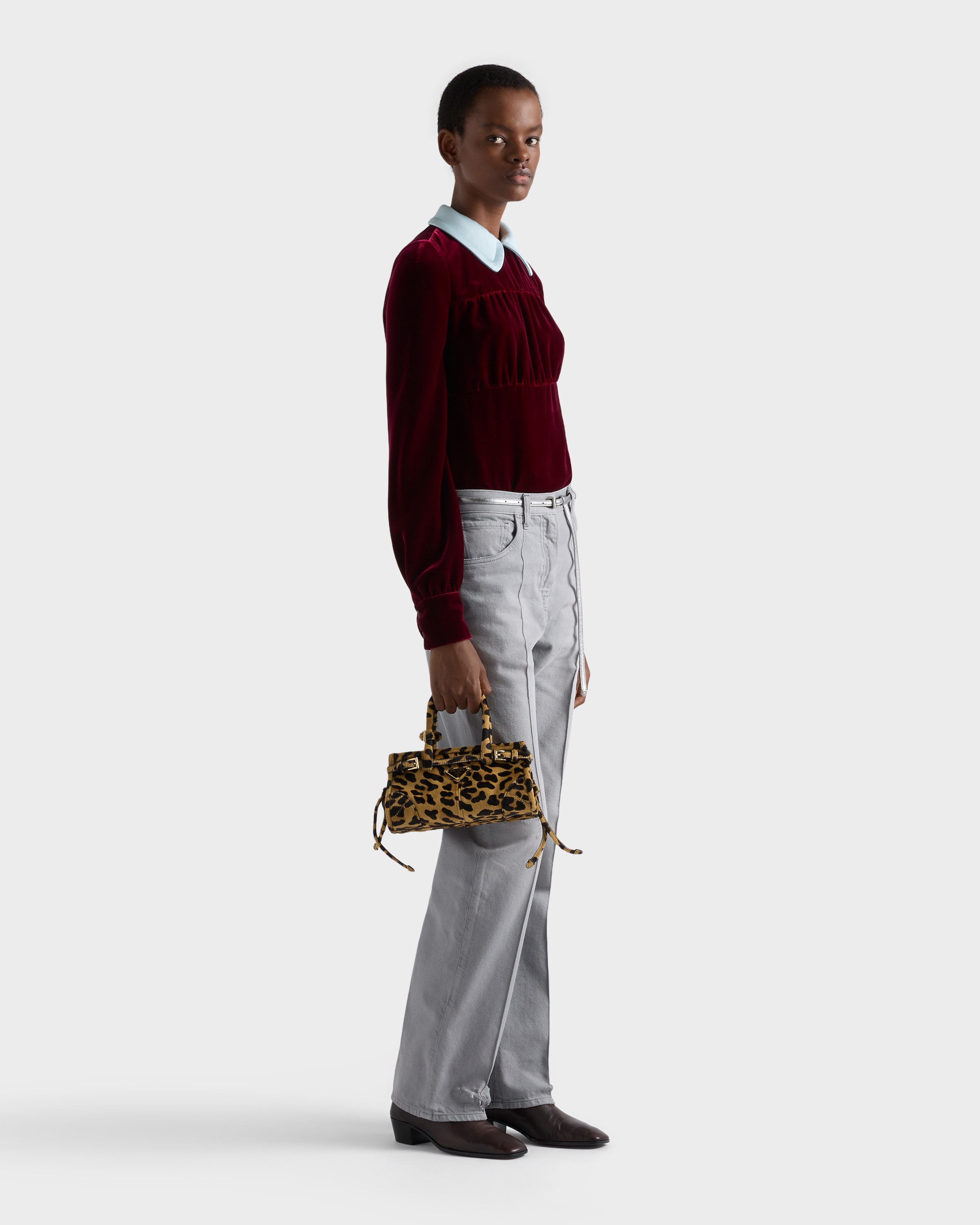 PRADA プラダ ボニー ミニ 1BA486 ショルダーバッグ
 レザー ブラック レディース【中古】【473】 Honey Prada Bonnie Mini Printed Leather Handbag | PRADA - United