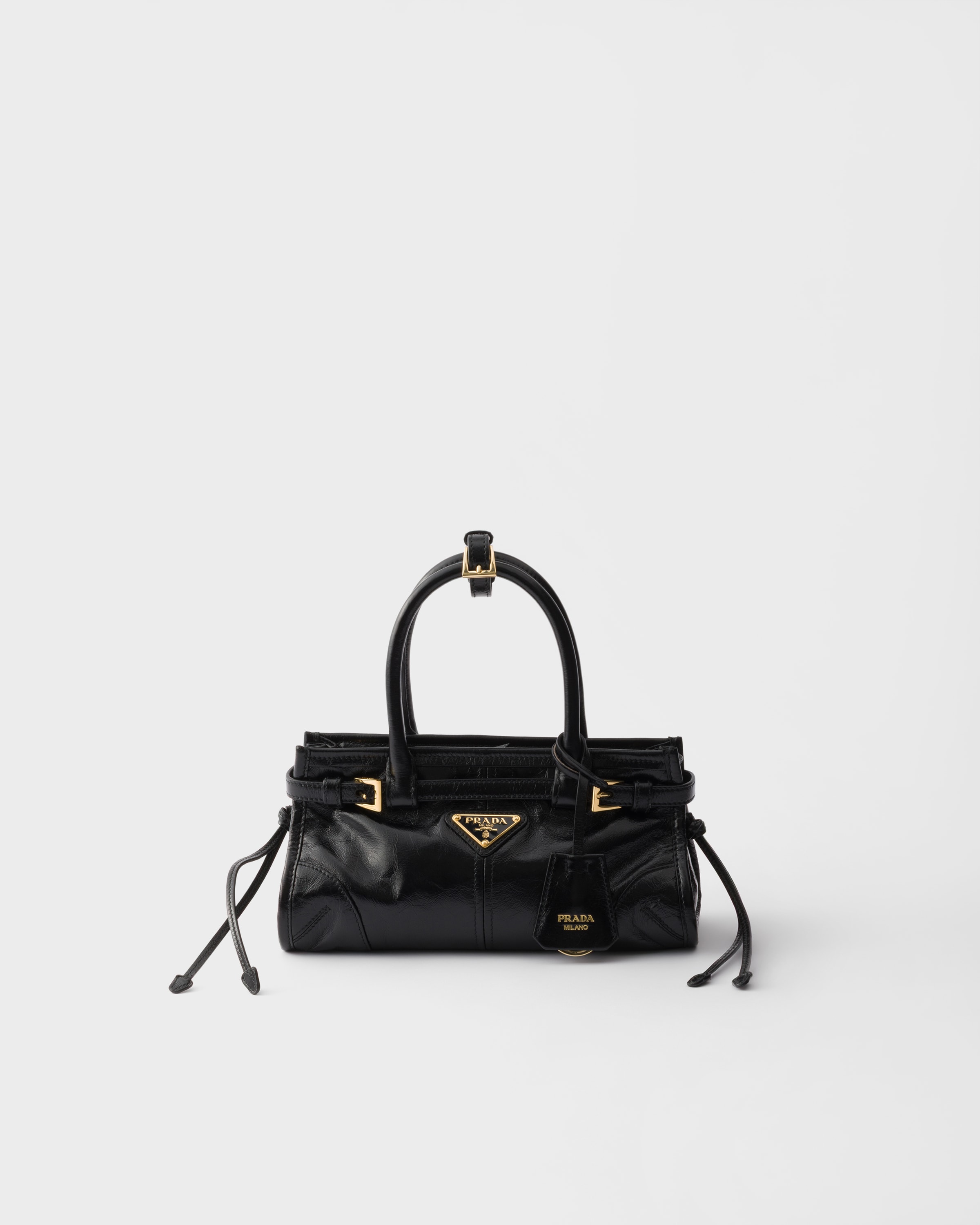 Black Prada Bonnie Leather Mini-bag | PRADA - United States
