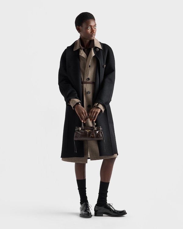 Prada Bonnie leather mini-bag - Dark Brown Prada Bonnie leather mini-bag - Dark Brown