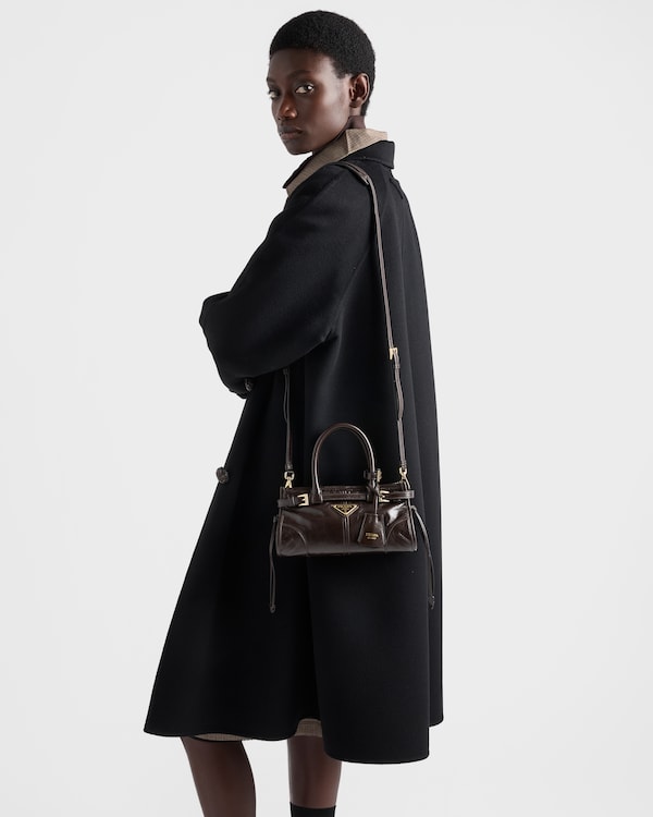 Prada Bonnie leather mini-bag - Dark Brown Prada Bonnie leather mini-bag - Dark Brown