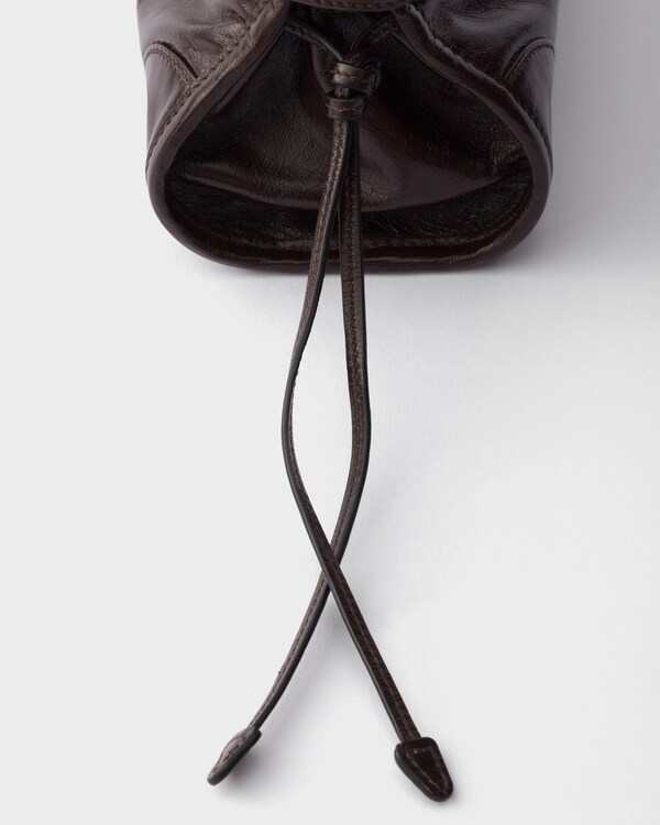 Prada Bonnie leather mini-bag - Dark Brown Prada Bonnie leather mini-bag - Dark Brown