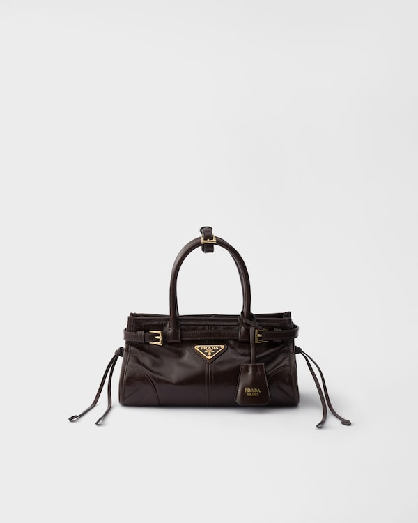 Prada Bonnie leather mini-bag - Dark Brown Prada Bonnie leather mini-bag - Dark Brown