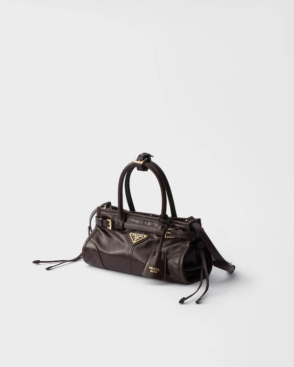 Prada Bonnie leather mini-bag - Dark Brown Prada Bonnie leather mini-bag - Dark Brown