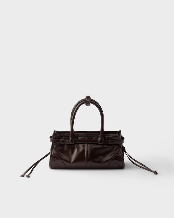 Prada Bonnie leather mini handbag - Dark Brown Prada Bonnie leather mini handbag - Dark Brown