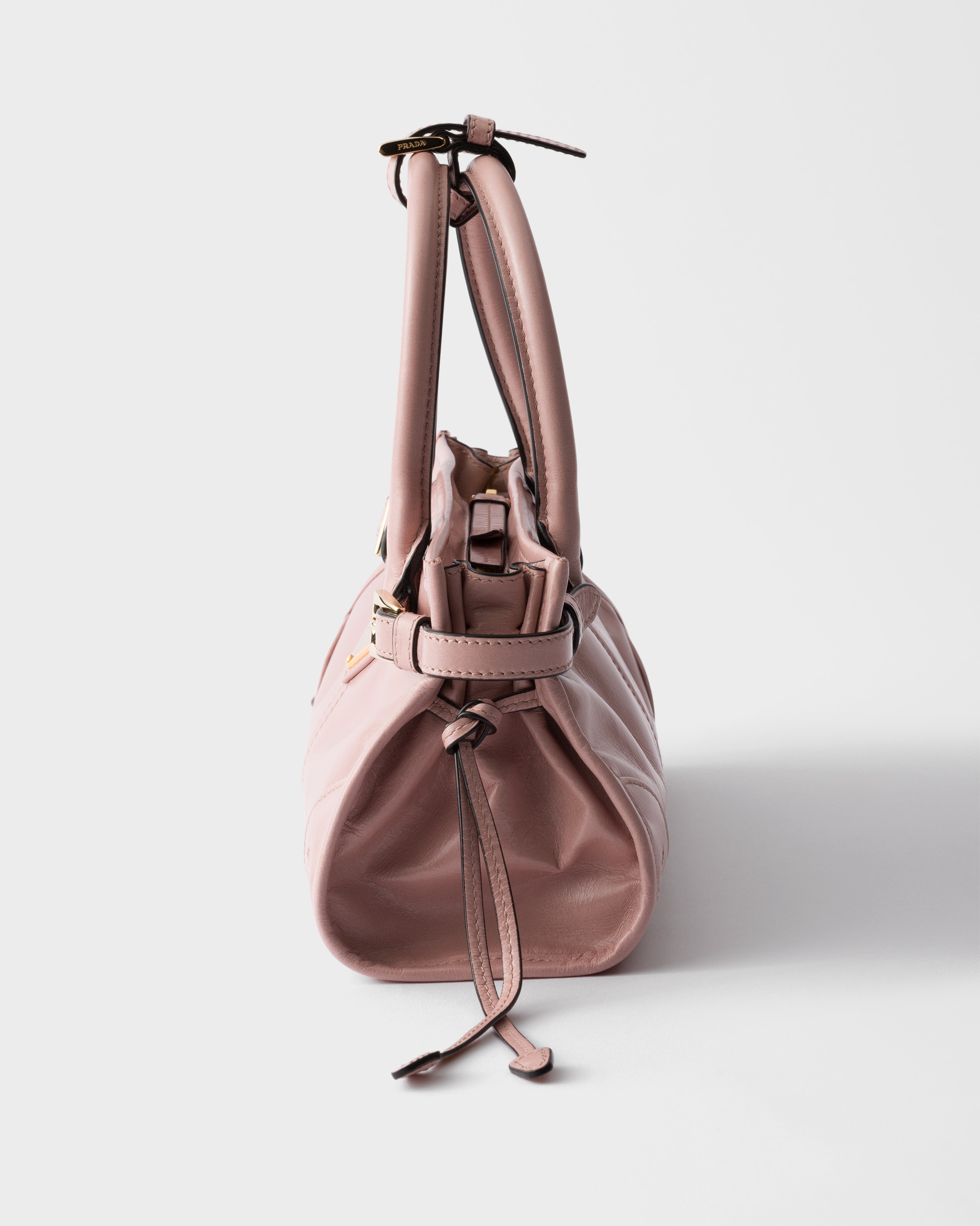 PRADA プラダ ボニー ミニ 1BA486 ショルダーバッグ
 レザー ブラック レディース【中古】【473】 Lily-of-the-Valley Prada Bonnie leather mini handbag | PRADA