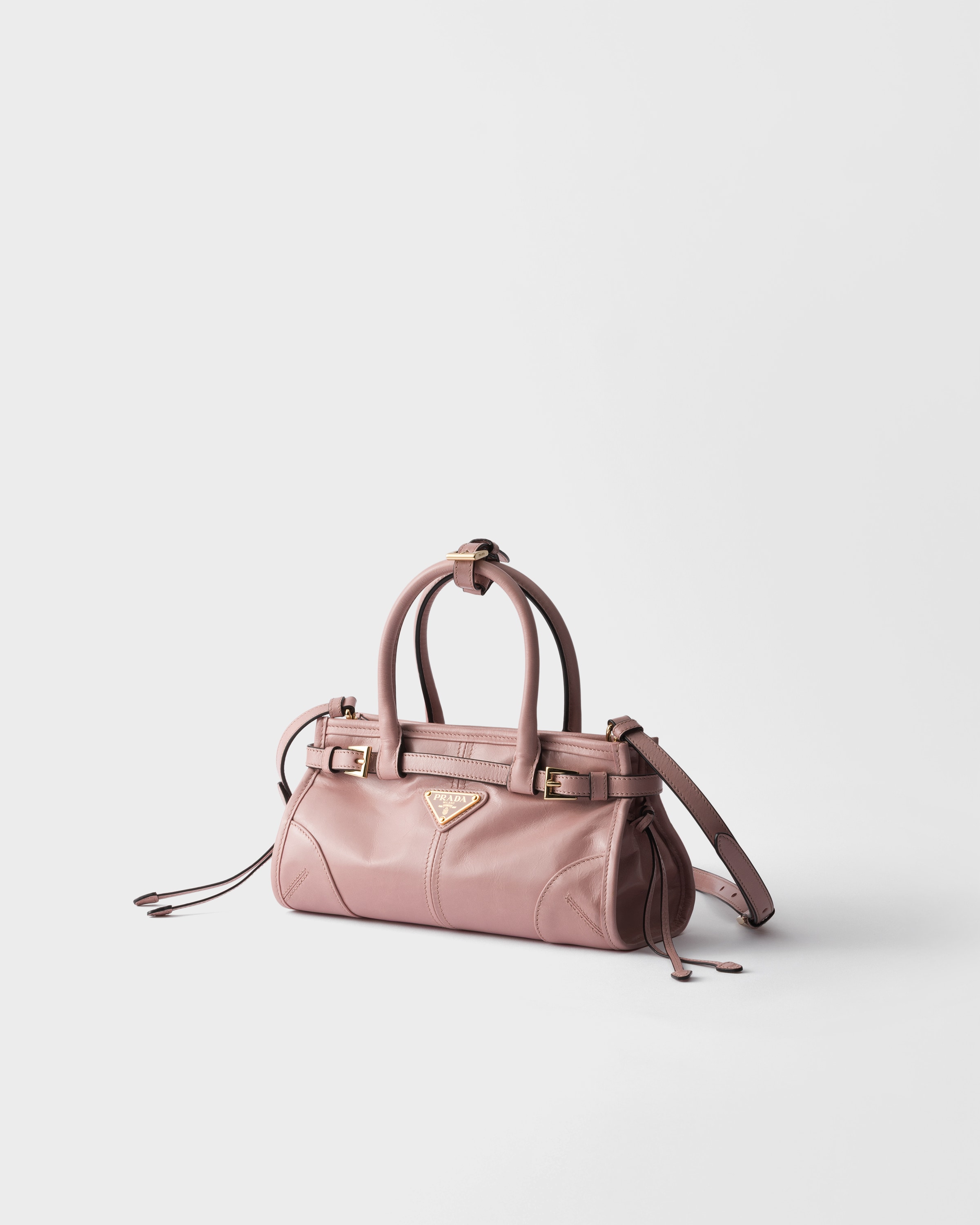 リリーオブザバレー プラダ ボニー レザー ミニハンドバッグ | PRADA