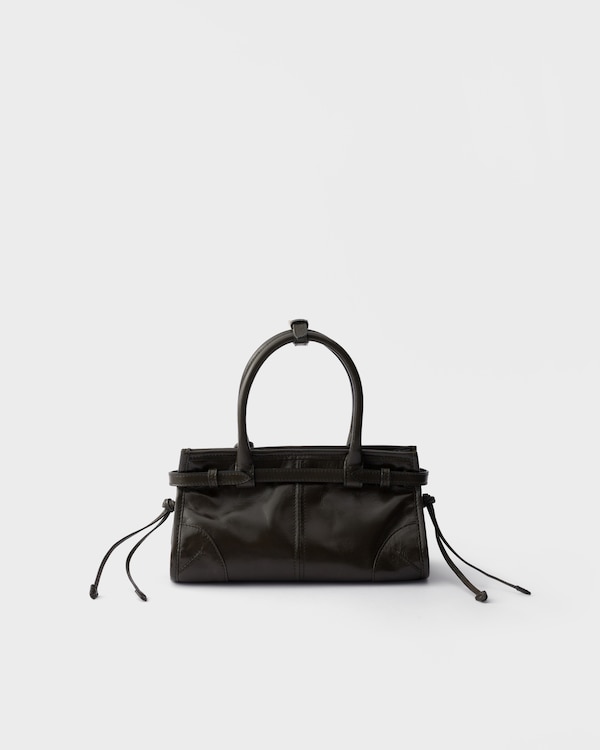 Mini sac Prada Bonnie en cuir - Vert Forêt Mini sac Prada Bonnie en cuir - Vert Forêt