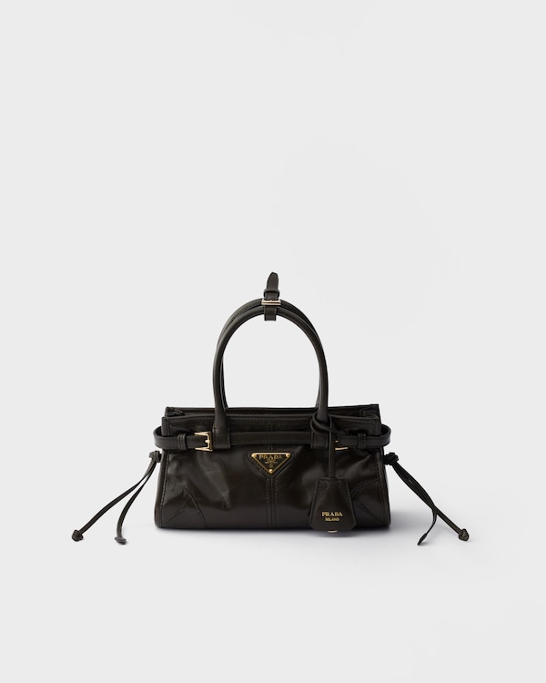 Mini sac Prada Bonnie en cuir - Vert Forêt Mini sac Prada Bonnie en cuir - Vert Forêt