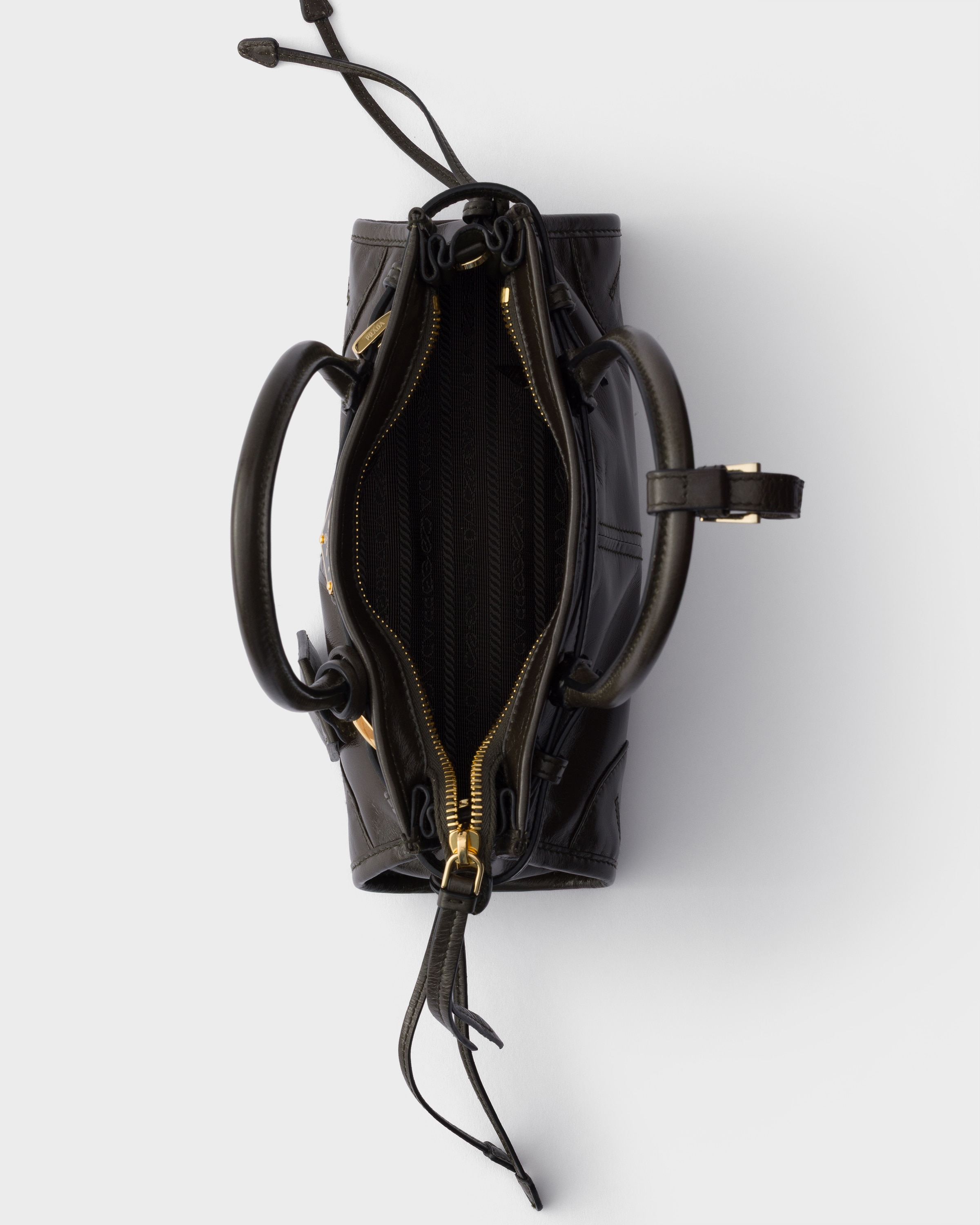 Forest Prada Bonnie Leather Mini-bag | PRADA - United States
