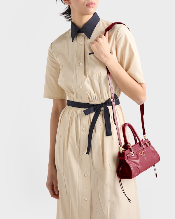 Prada Bonnie leather mini handbag - Ruby red Prada Bonnie leather mini handbag - Ruby red