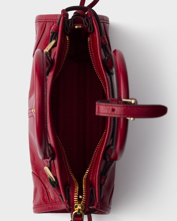 Prada Bonnie leather mini handbag - Ruby red Prada Bonnie leather mini handbag - Ruby red