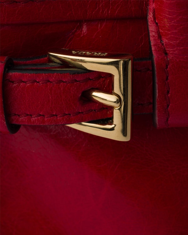 Prada Bonnie leather mini handbag - Red Prada Bonnie leather mini handbag - Red