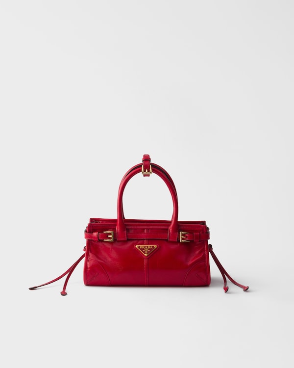 Prada Bonnie leather mini handbag - Red Prada Bonnie leather mini handbag - Red