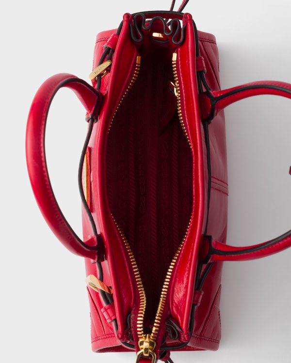 Prada Bonnie leather mini handbag - Red Prada Bonnie leather mini handbag - Red