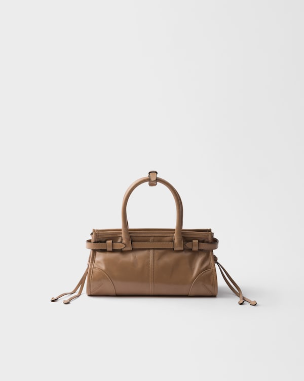 Prada Bonnie leather mini handbag - Cameo Prada Bonnie leather mini handbag - Cameo