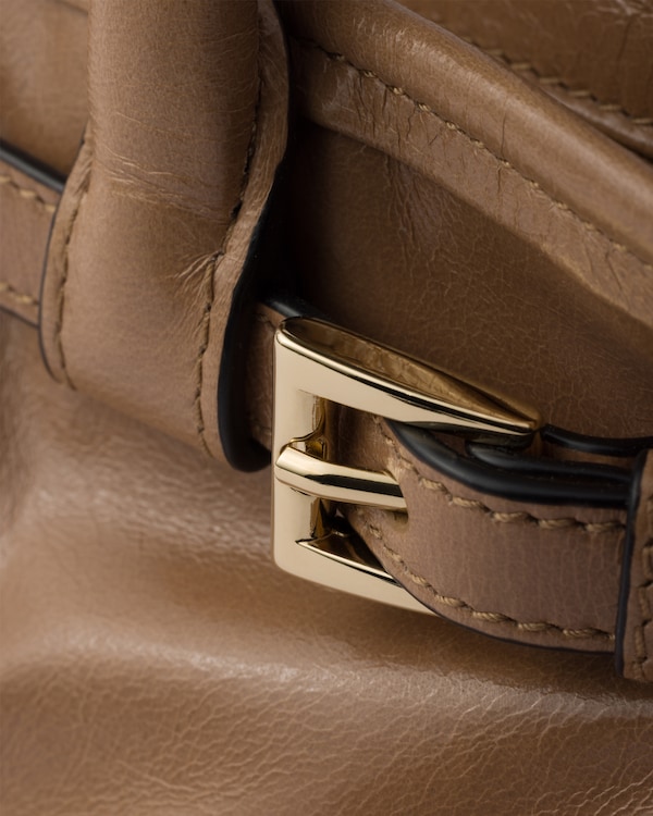 Prada Bonnie leather mini handbag - Cameo Prada Bonnie leather mini handbag - Cameo