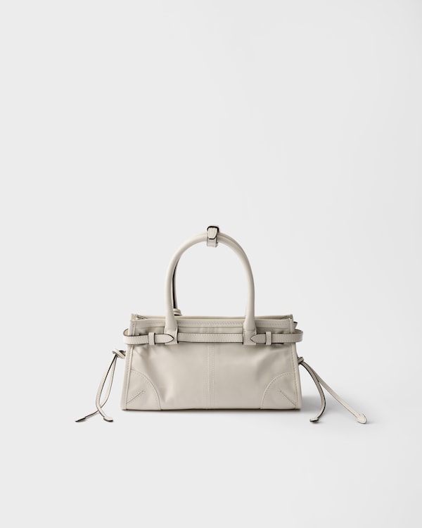 Mini sac Prada Bonnie en cuir - Blanc Mini sac Prada Bonnie en cuir - Blanc