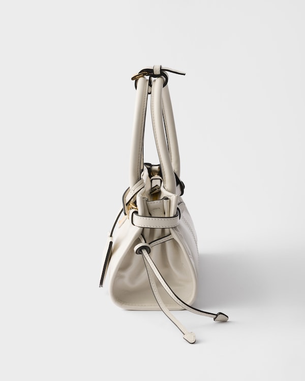 Mini sac Prada Bonnie en cuir - Blanc Mini sac Prada Bonnie en cuir - Blanc